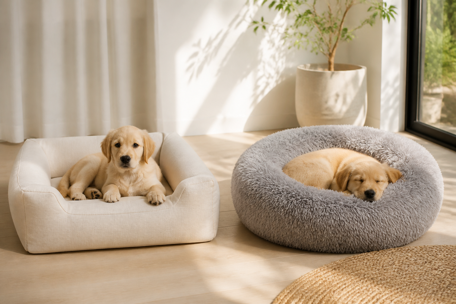 Puppybed vs donutbed: welke slaapplaats koop je?